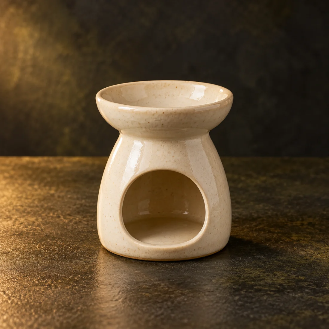 Ceramic oil burner